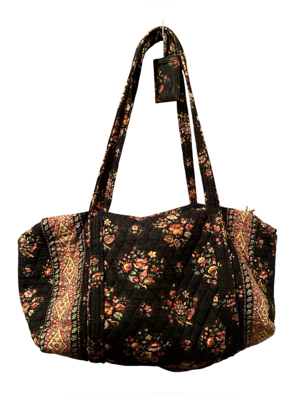 EUC VERA BRADLEY RARE & HTF “CHOCOLAT” PATTERN LARGE DUFFEL BAG